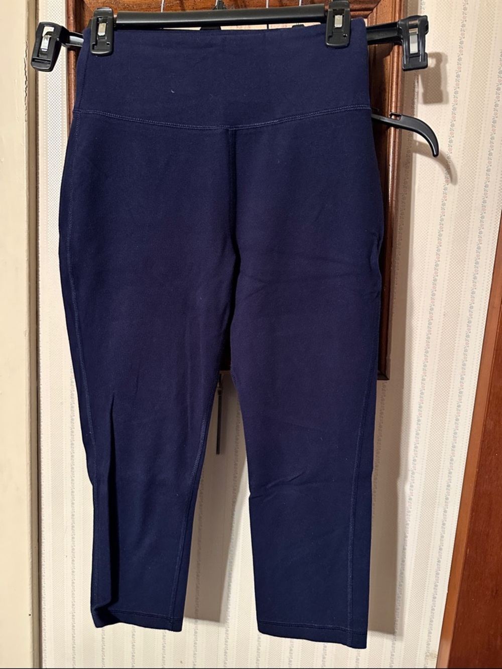 Tek Gear Navy High-Waist Cropped Leggings